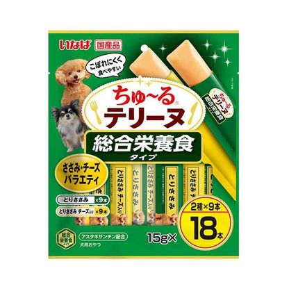 Inaba Pet Food Churu Terrine Complete Nutrition Type Chicken & Cheese Variety 15g×18 Sticks