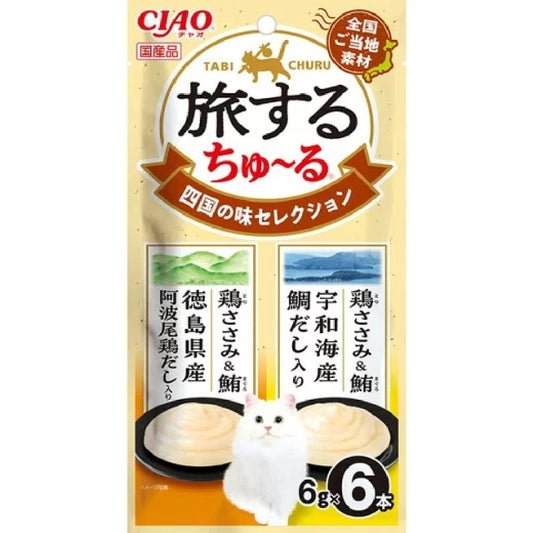 Travel Churu Shikoku Flavor Selection 6g x 6P