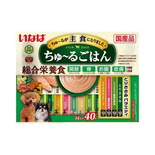 Inaba Pet Food Churu Rice Chicken Breast Variety 14g×40P