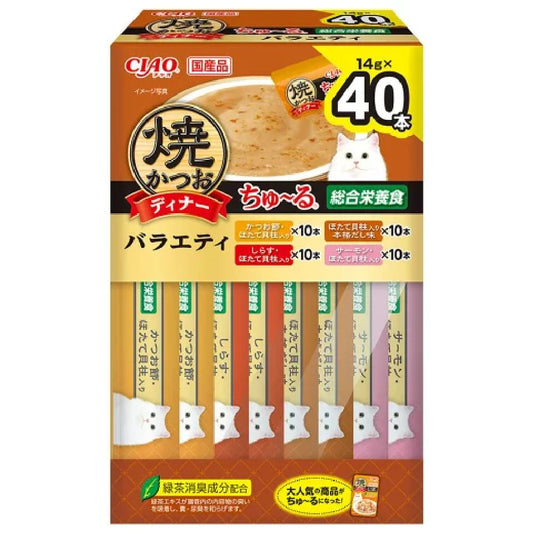 Churu Grilled Bonito Dinner Variety 14g×40P