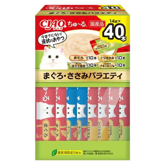 Churu Tuna & Chicken Breast Variety 14g x 40P