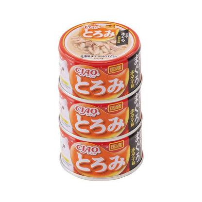 Inaba Pet Food CIAO Thick Sauce Chicken Breast, Tuna, and Scallop Flavor 80g x 3P