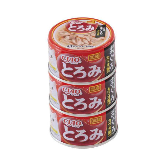 Inaba Pet Food CIAO Thick Soup Chicken & Tuna with Bonito Flakes 80g×3P