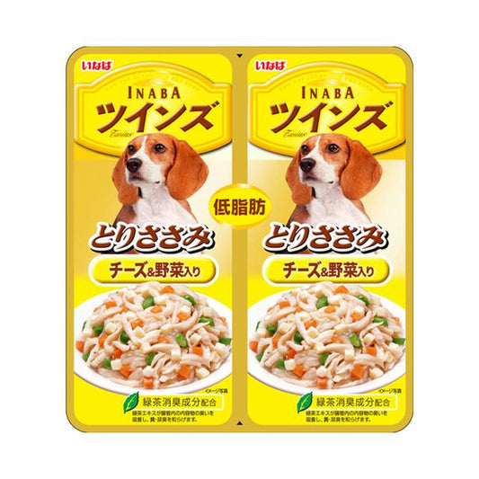 Inaba Twins Chicken Breast Cheese & Vegetables 80g