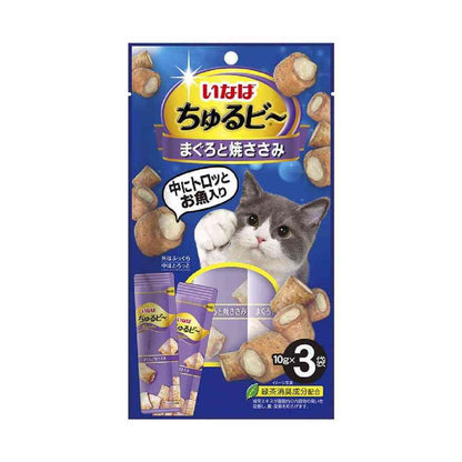 Inaba Churu Bee Tuna and Grilled Chicken Breast 3 Bags