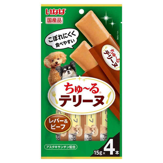 Inaba Pet Food Churu Terrine - Liver & Beef 15g x 4 Sticks