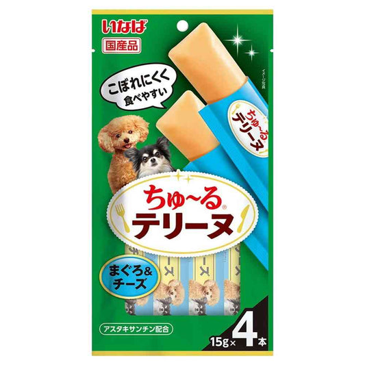 Inaba Pet Food Churu Terrine - Tuna & Cheese 15g x 4 Sticks