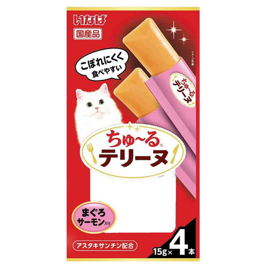Inaba Pet Food CIAO Churu Terrine Tuna with Salmon 15g×4