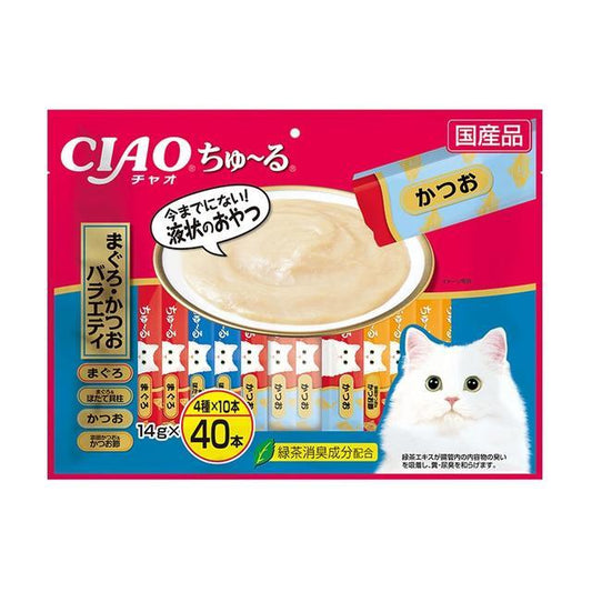 Churu Tuna and Bonito Variety 14g x 40 Sticks