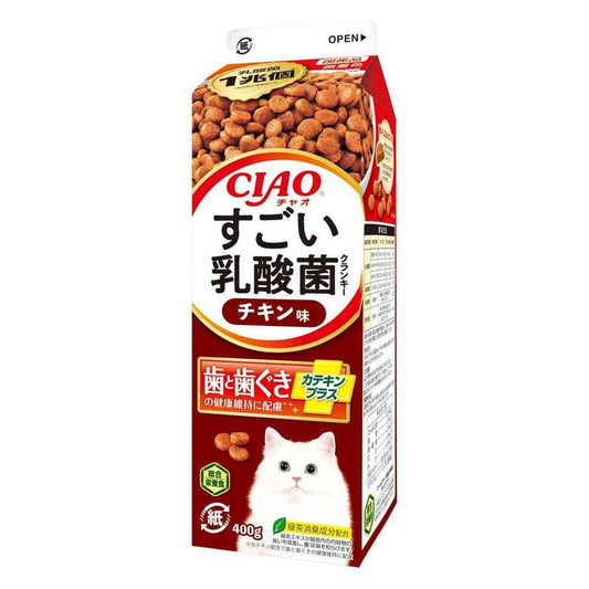 Inaba Pet Food Amazing Lactic Acid Bacteria Crunky Milk Pack Chicken Flavor 400g