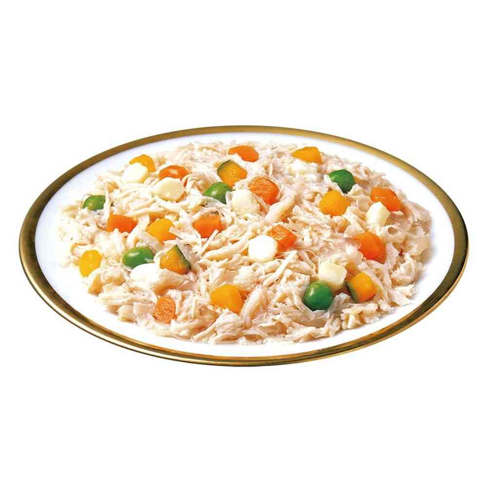 Inaba Pet Food Chicken and Colorful Vegetables with Cheese 60g x 3 Packs