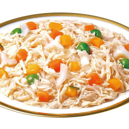 Inaba Pet Food Inaba Chicken Breast and Colorful Vegetables with Chicken Cartilage 60g x 3 bags