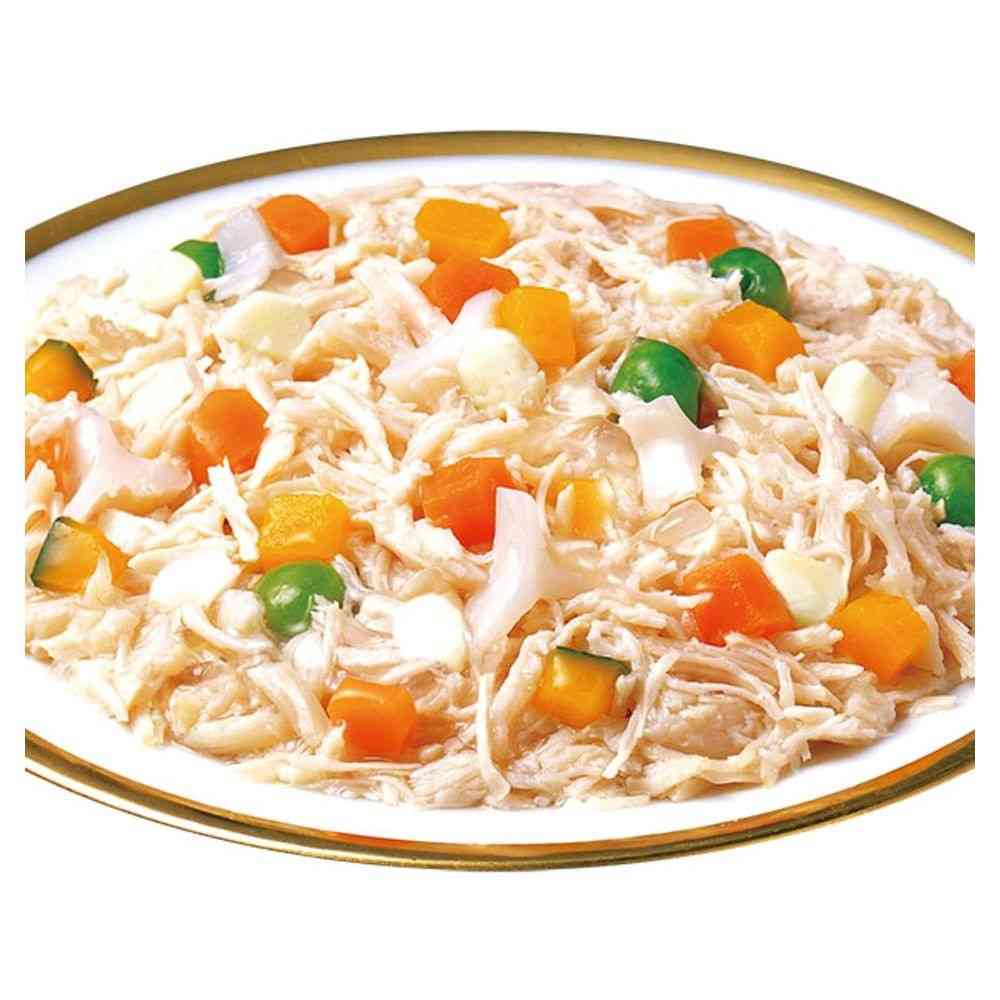 Inaba Pet Food Chicken and Colorful Vegetables with Chicken Cartilage and Cheese 60g x 3 Packs