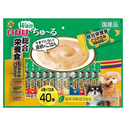 Inaba Pet Food Churu Complete Nutrition Chicken Breast Variety 14g x 40 Sticks