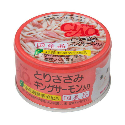 Inaba CIAO Chicken Breast & King Salmon 85g