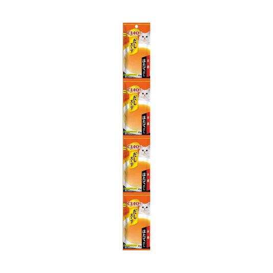 Inaba CIAO Broth Soup 4-Pack Authentic Scallop Broth 4 Bags