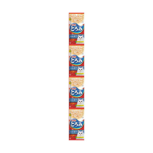 Inaba CIAO Thick Pet Treats 4-Pack Chicken & Tuna with Shirasu 4 Bags