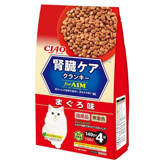 Inaba Pet Food CIAO Kidney Care Crunchy Tuna Flavor 140g×4