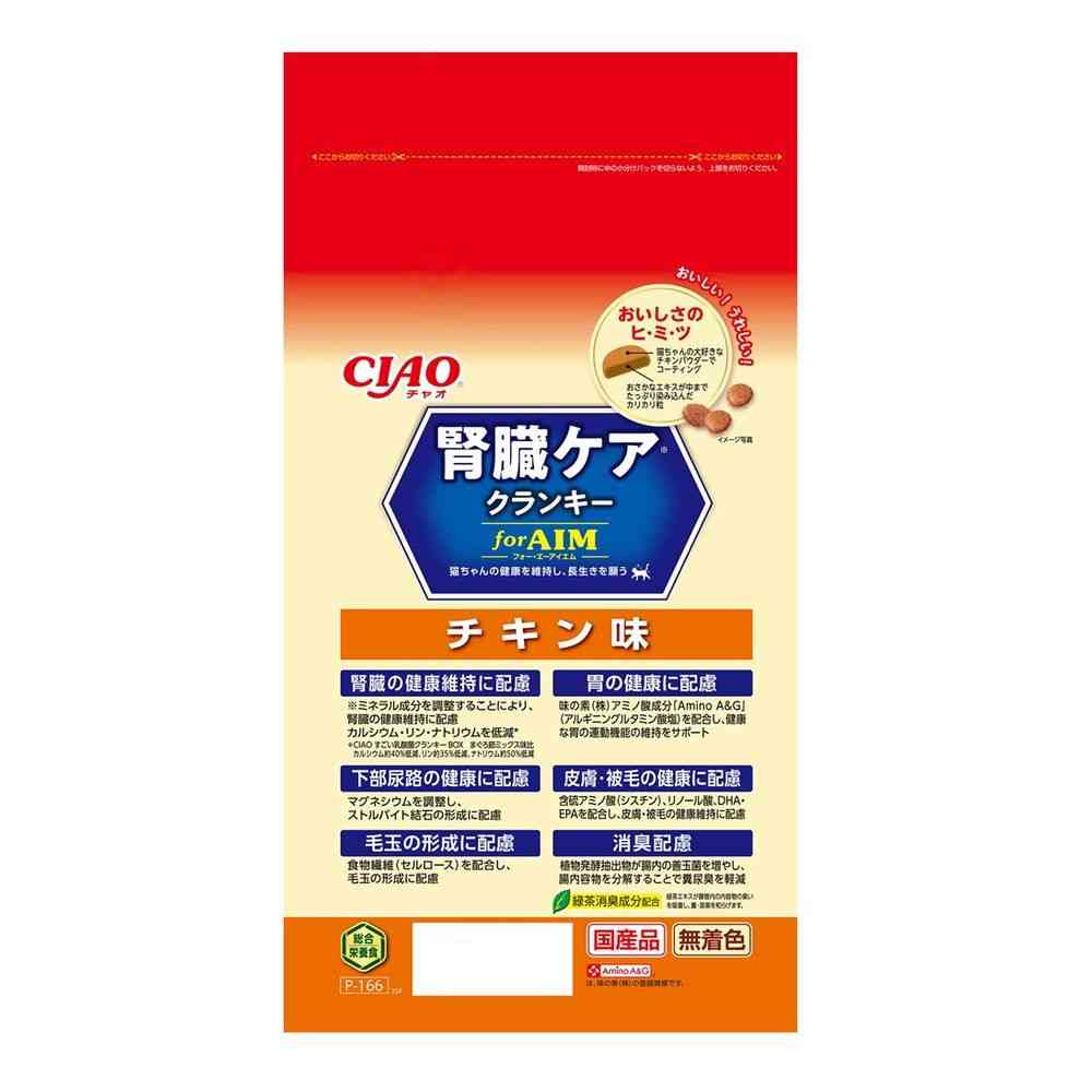 Inaba Pet Food CIAO Kidney Care Crunchy Chicken Flavor 140g×4