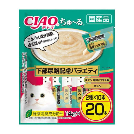 Churu 20 Sticks Narrow Lower Urinary Tract Care Variety (14g x 20 Sticks)