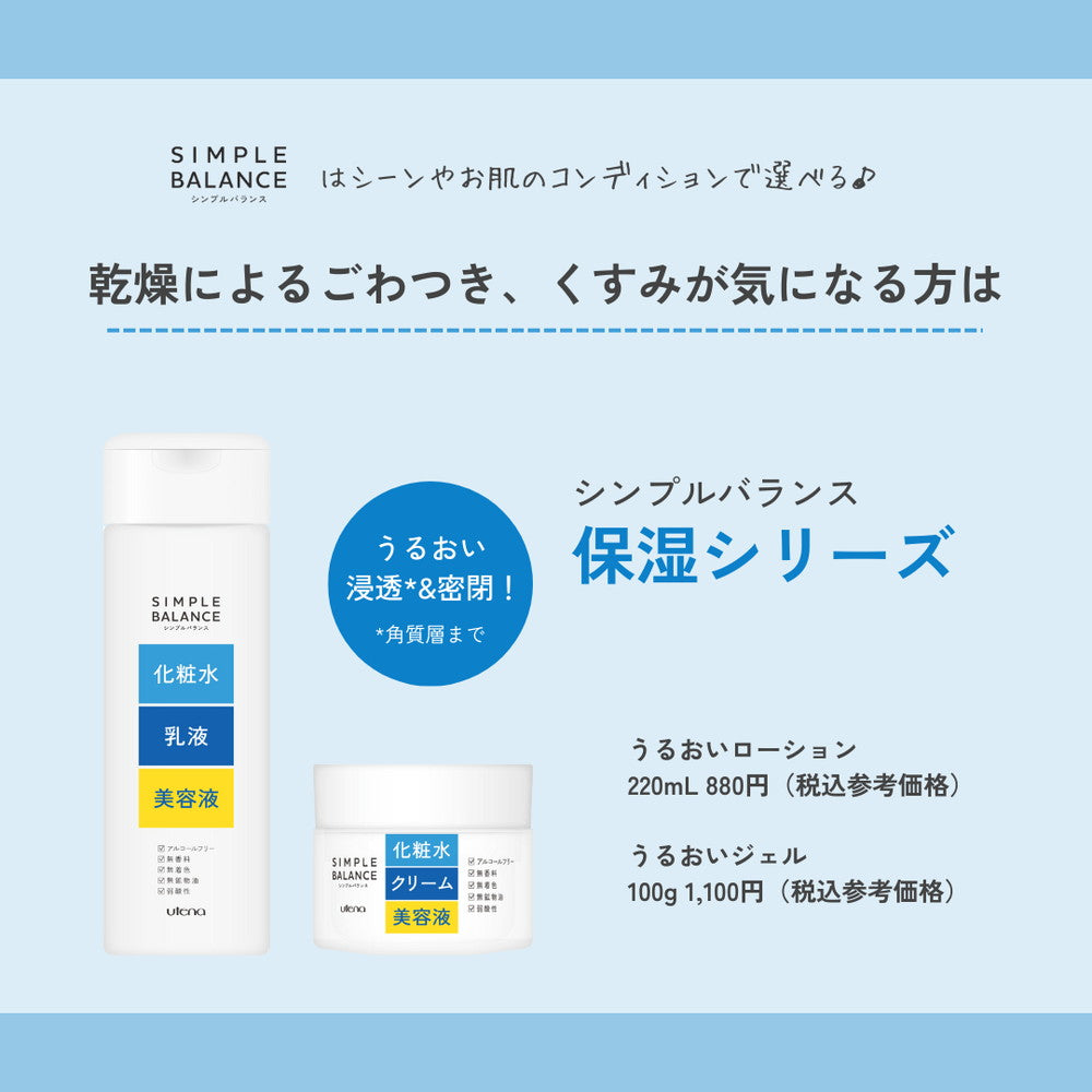 Utena Simple Balance Moisturizing Lotion Refill 200ml