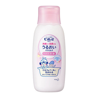 Biore U Bath Milk with Deep Moisture Powdery Scent 600ml