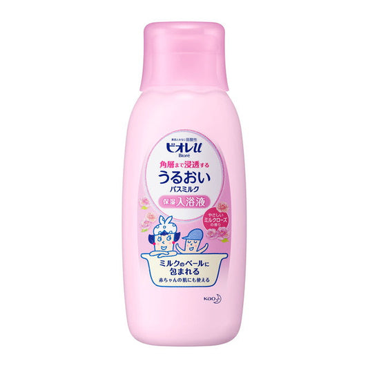 Biore U Bath Milk Moisturizing Milk Rose Scent 600ml