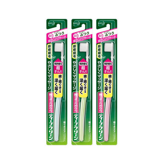 Kao Deep Clean Toothbrush Periodontal Care Ultra Compact Regular 1 Piece - Color Selection Not Available