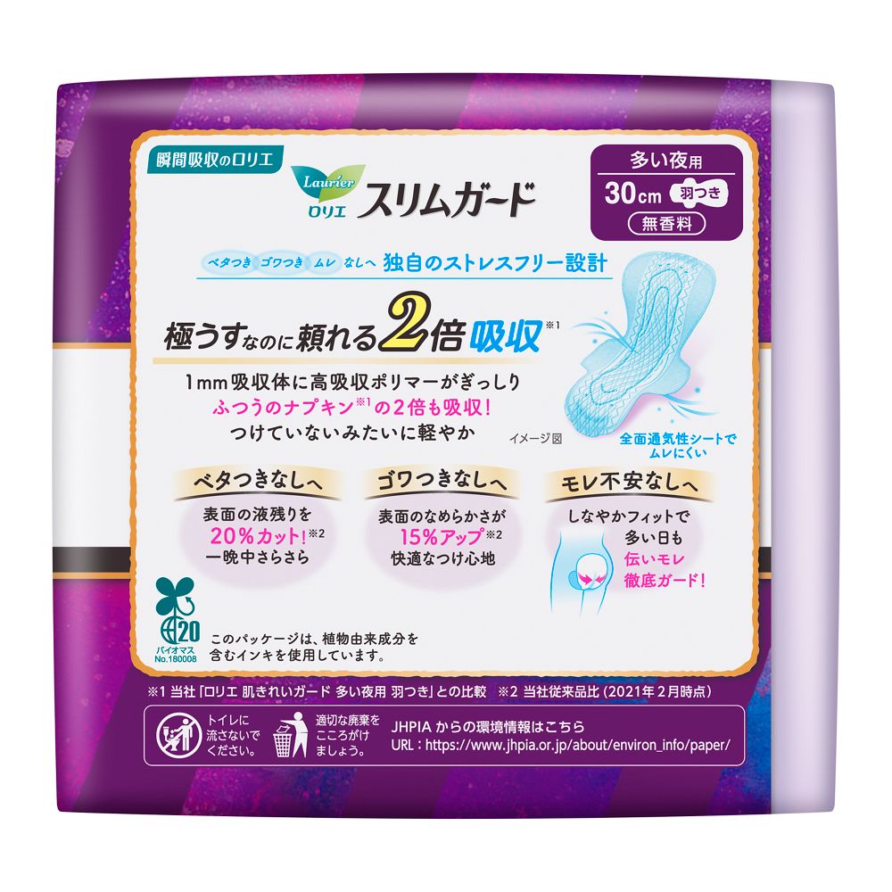 Kao Lorie Slim Guard Night Use 300 (15 pieces)