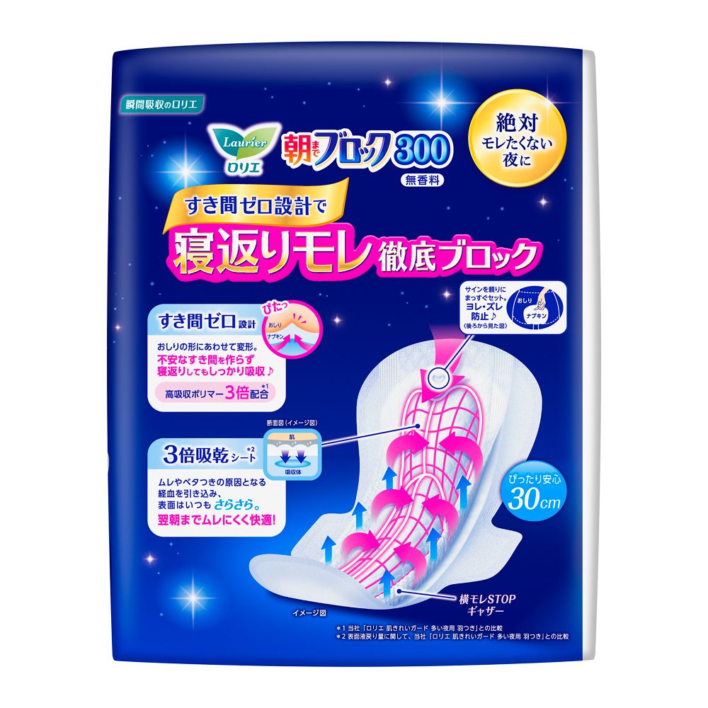 Kao Laurier Ultra Absorbent Guard Block 300 (18 Pieces)