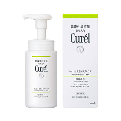 Kao Curel Sebum Trouble Care Foaming Cleanser (150ml)