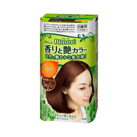 [Quasi-drug] Kao Bione Fragrance and Shine Color Cream 5NA Deep Natural Brown