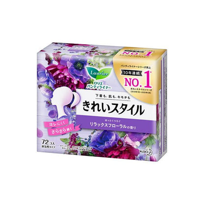 Kao Laurier Clean Style Relax Floral Scent 72 Pieces