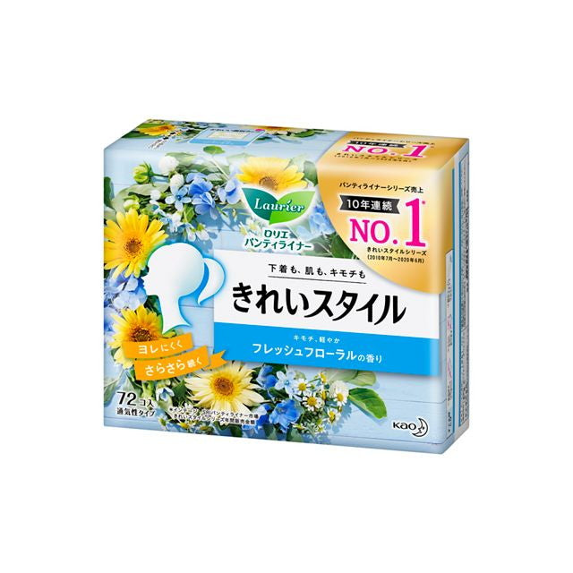 Kao Lorie Kirei Style Fresh Floral Scent (72 Pieces)
