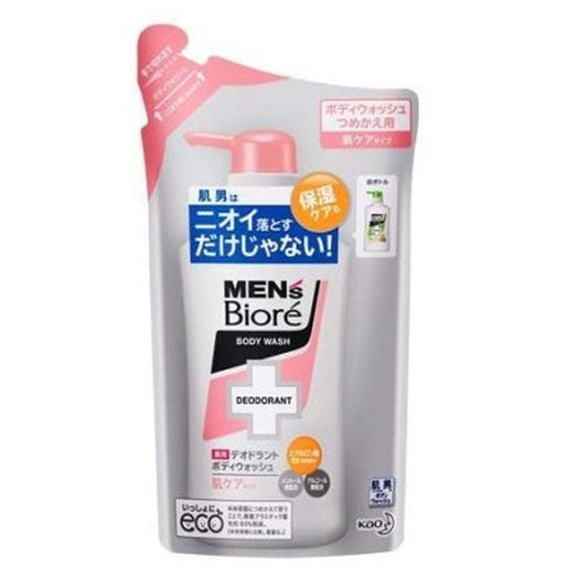 [Quasi-drug] Men's Biore Medicated Deodorant Body Wash Skin Care Type Refill 380ml