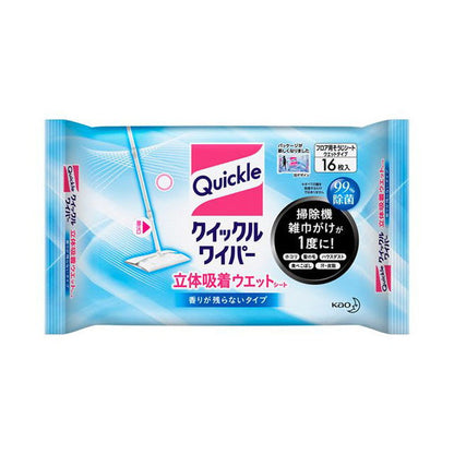 Kao Quickle Wiper 3D Adhesive Wet Sheets 16 Sheets