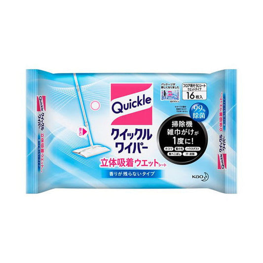 Kao Quickle Wiper 3D Adhesive Wet Sheets 16 Sheets