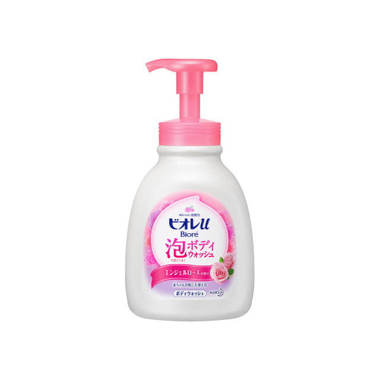 Biore U Foaming Body Wash Angel Rose Scent Pump 600ml