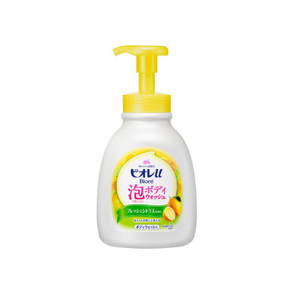 Biore U Foaming Body Wash Fresh Citrus Scent Pump 600ml