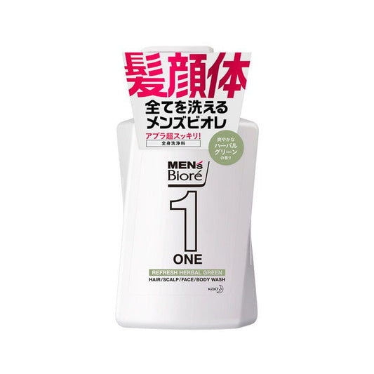 Kao Men's Biore ONE Herbal Green 480ml