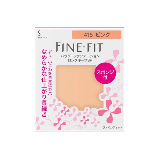 Sofina Fine Fit Powder Foundation Long Keep SP 415 Pink