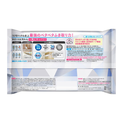 Kao Quickle Wiper 3D Adhesion Wet Sheets Strong 12 Sheets
