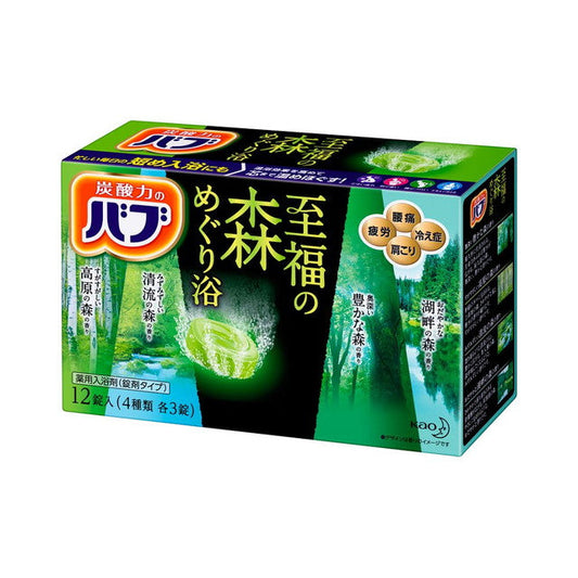Kao Babu Blissful Forest Bath 12 Tablets
