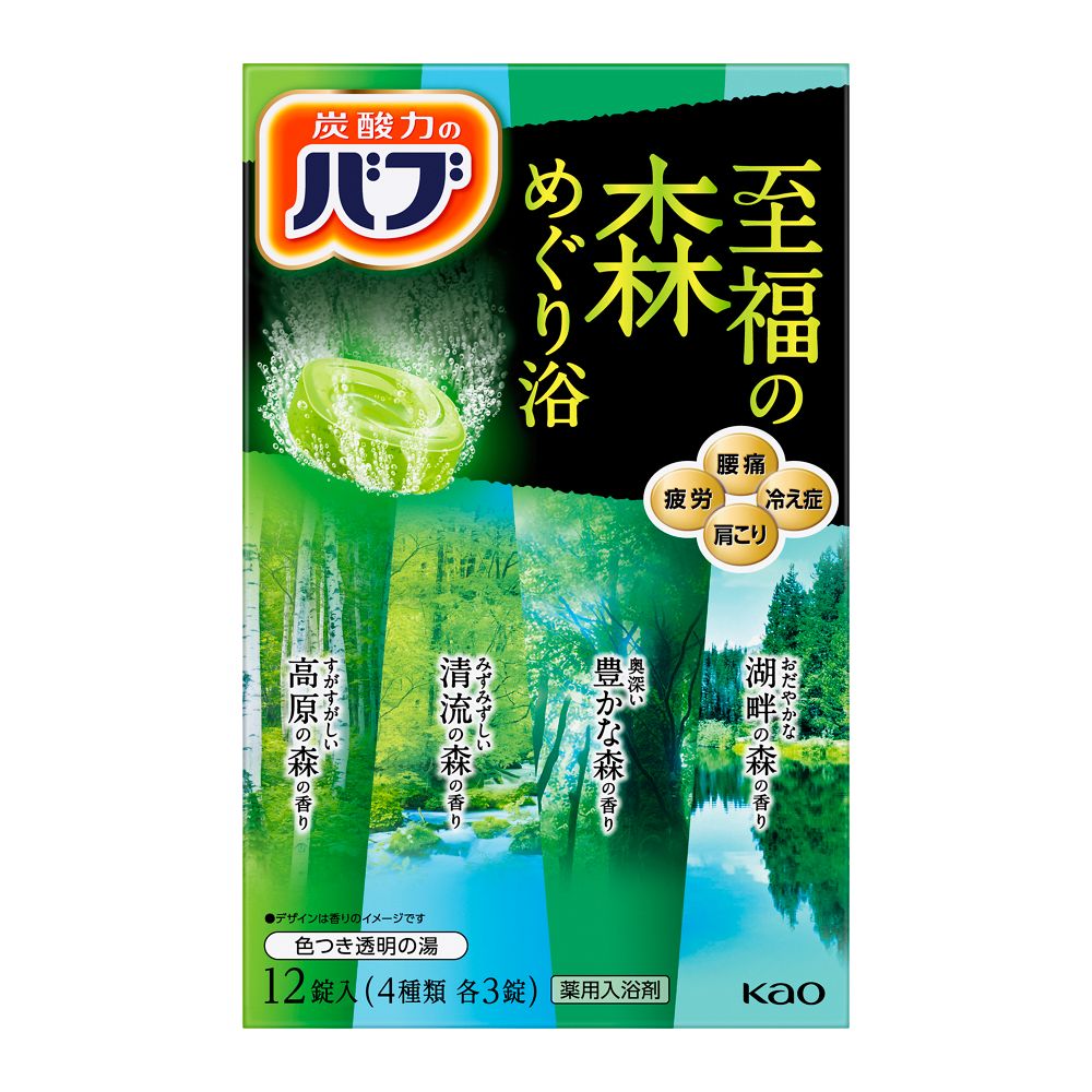 Kao Babu Blissful Forest Bath 12 Tablets