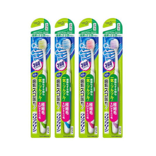 Kao Clear Clean Toothbrush Surface & Gap Plus Compact Regular