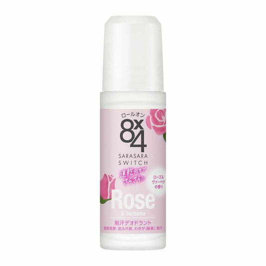 [Quasi-Drug] Kao 8×4 Roll-On Rose & Verbena Scent 45ml