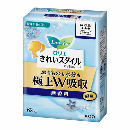Kao Laurier Kirei Style Ultra Absorbent Unscented (62 Pieces)