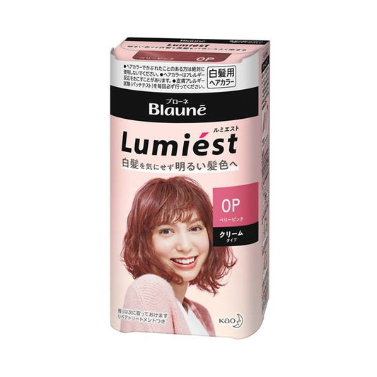 Kao Bione Lumiest Hair Color 0P Berry Pink 108g