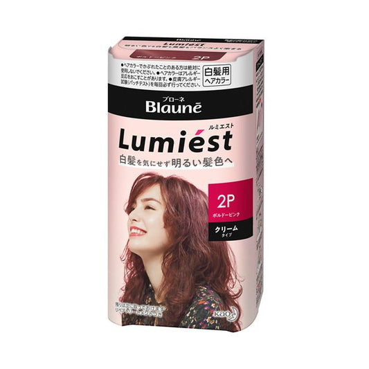 Kao Bione Lumiest Hair Color 2P Bordeaux Pink 108g