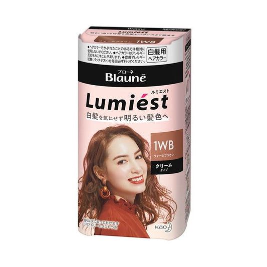 Kao Bione Lumiest Hair Color 1WB Warm Brown 108g